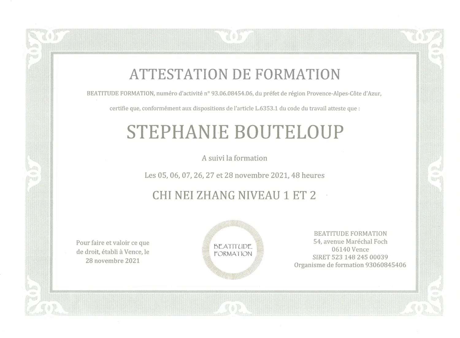 Diplôme 11